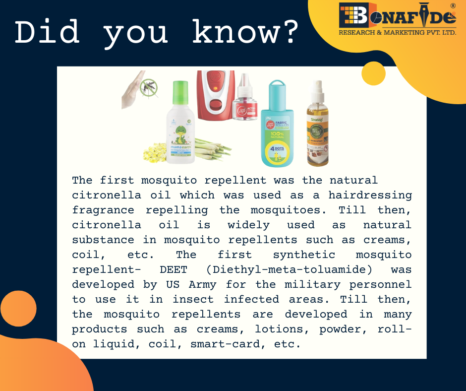 Interesting facts about Mosquito repellent